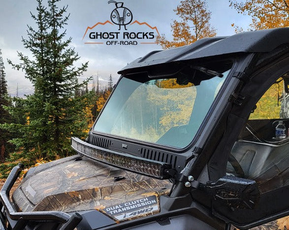 Honda Pioneer 1000 | A-Pod HSD Mirror/Lightbar Multi-Pod. It was made for the Honda Pioneer 1000 with Installed Honda Fabric Soft Doors.