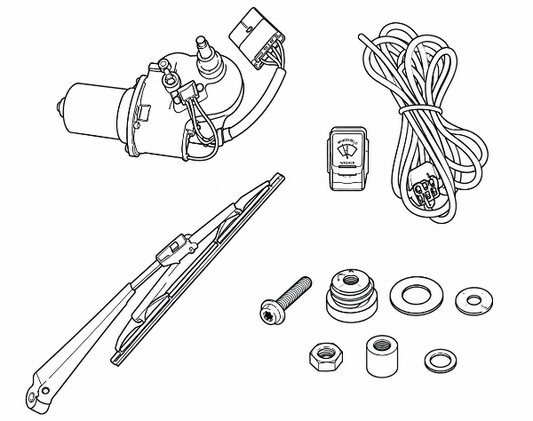 HONDA PIONEER 1000 M3/M5/M6 172-DEGREE WINDOW WIPER KIT