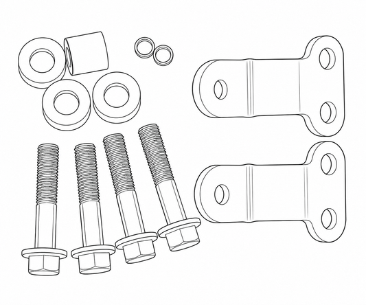 MIRROR BRACKET | MADE FOR HONDA FABRIC OEM SOFT DOORS