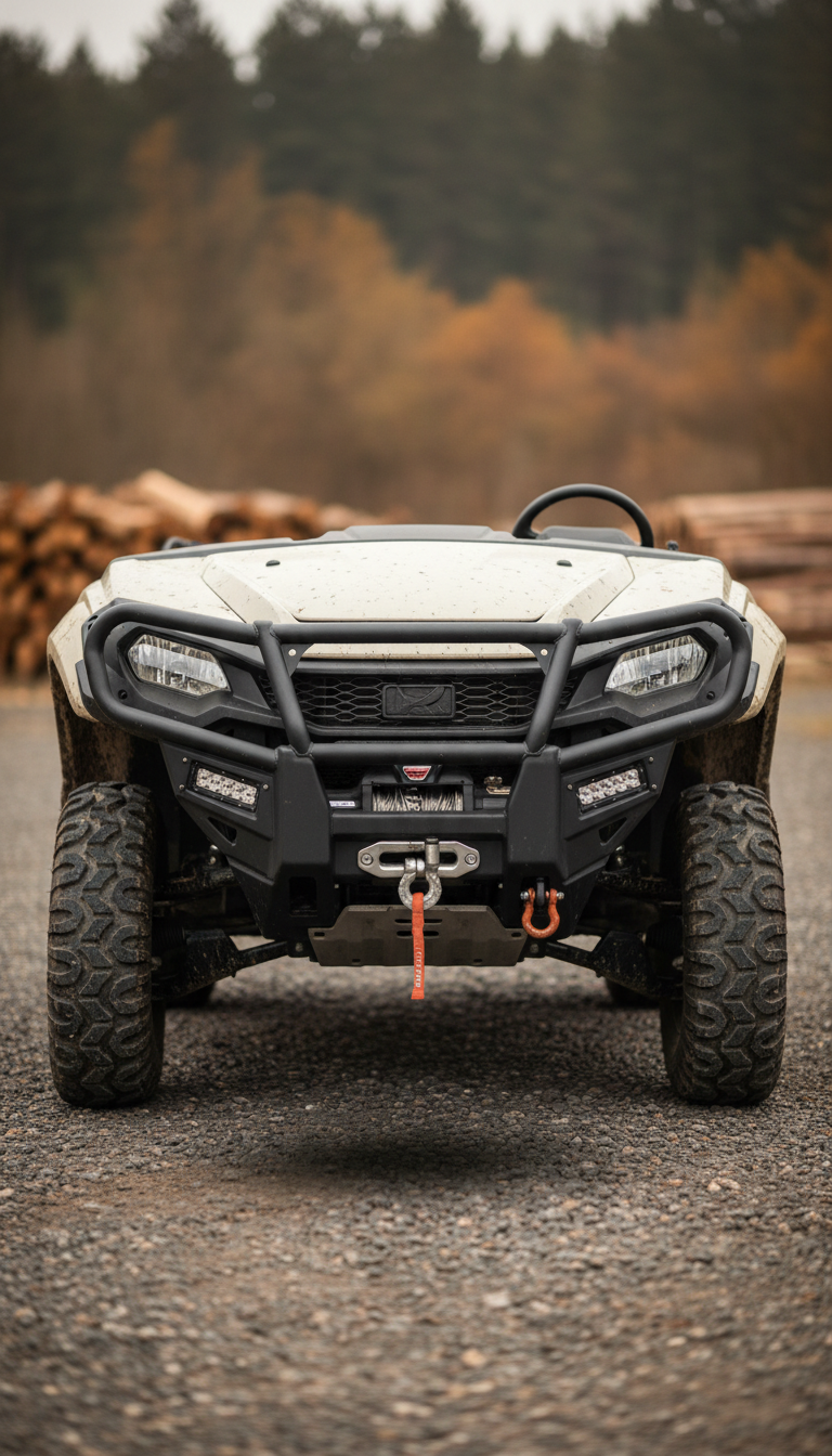 Front bumper thick-gauge steel