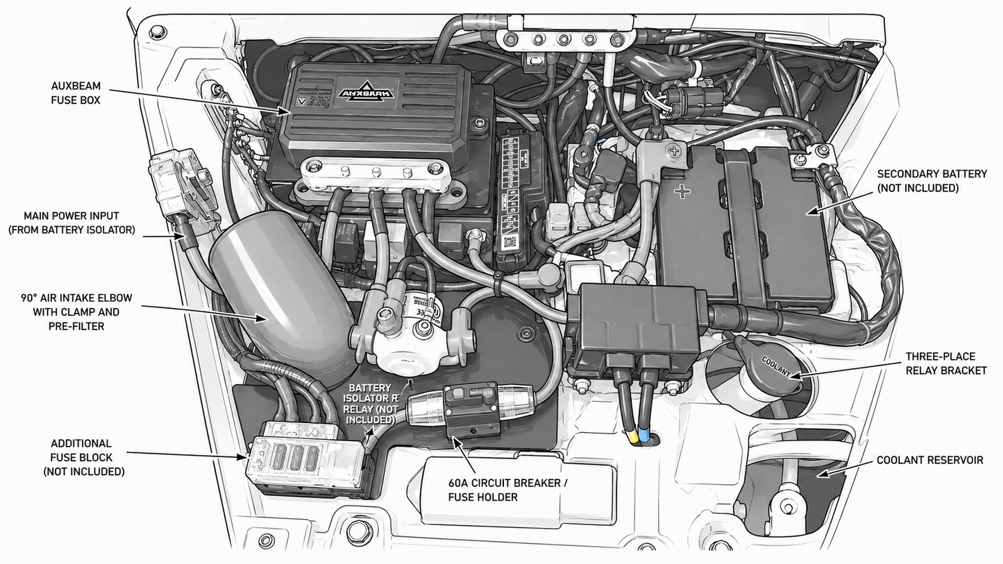 DUAL BATTERY MASTER INSTALLATION KIT