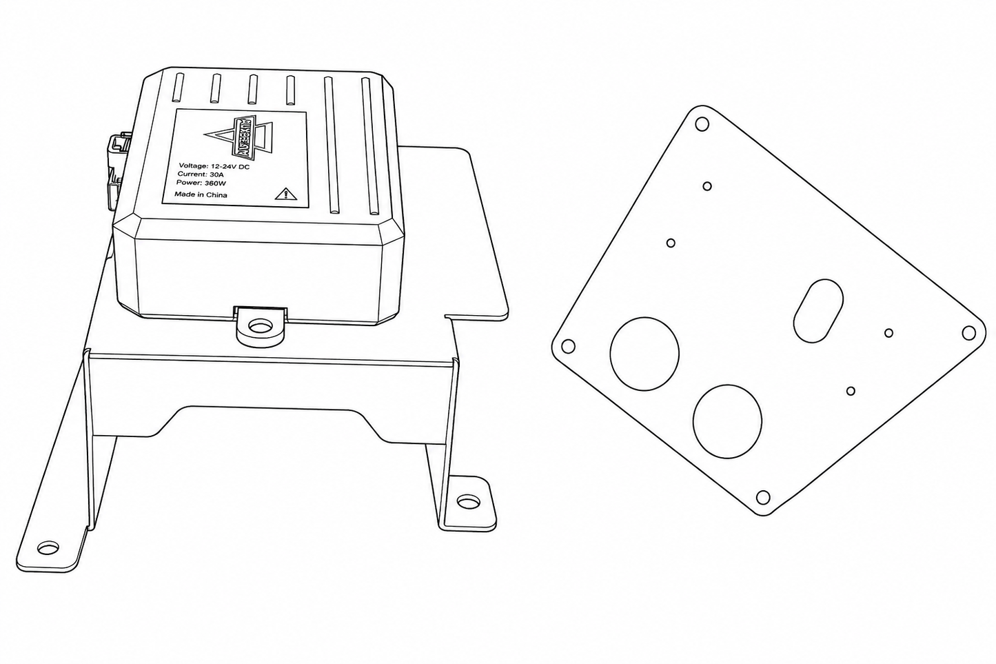 AUXBEAM POWER MOUNT