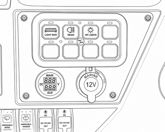 P1K DUAL BATTERY MASTER INSTALLATION KIT