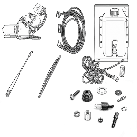 HONDA PIONEER 1000 | 172-DEGREE WINDSHIELD WIPER AND WASHER SYSTEM